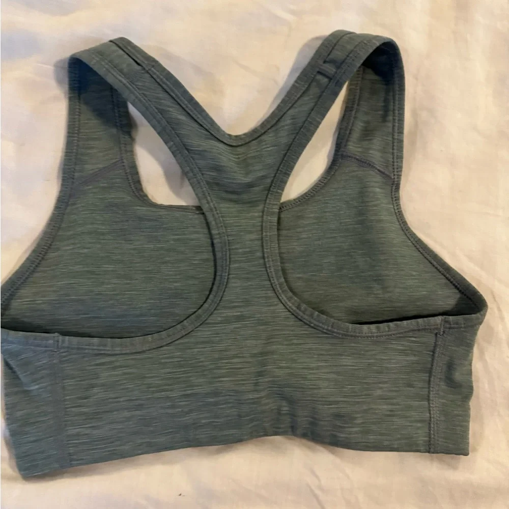 Nike Logo Gray Sports Bra